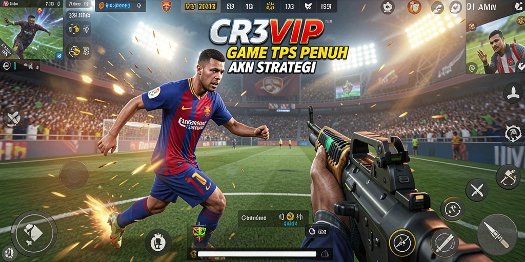 Tampilan menarik dari gameplay TPS di CR7VIP yang penuh aksi.