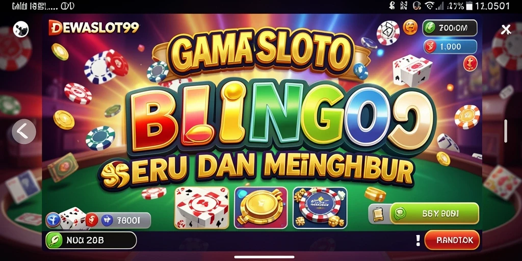 Tampilan gameplay seru Bingo di DEWASLOT99.