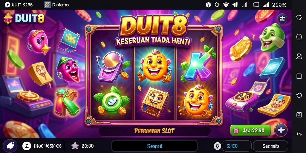 Tampilan gameplay menarik dari permainan Slot DUIT8.