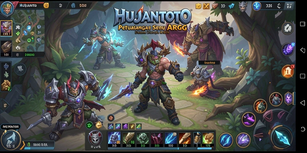 Tangkapan layar gameplay <strong>HUJANTOTO</strong> menampilkan pertempuran yang intens dan aksi karakter yang menarik.