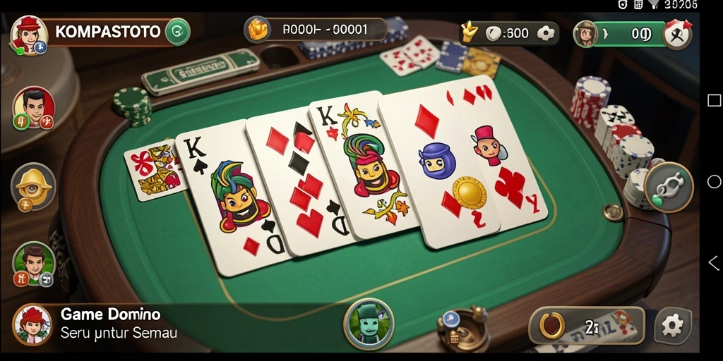 Screenshot KOMPASTOTO menampilkan gameplay seru dengan fitur menarik.