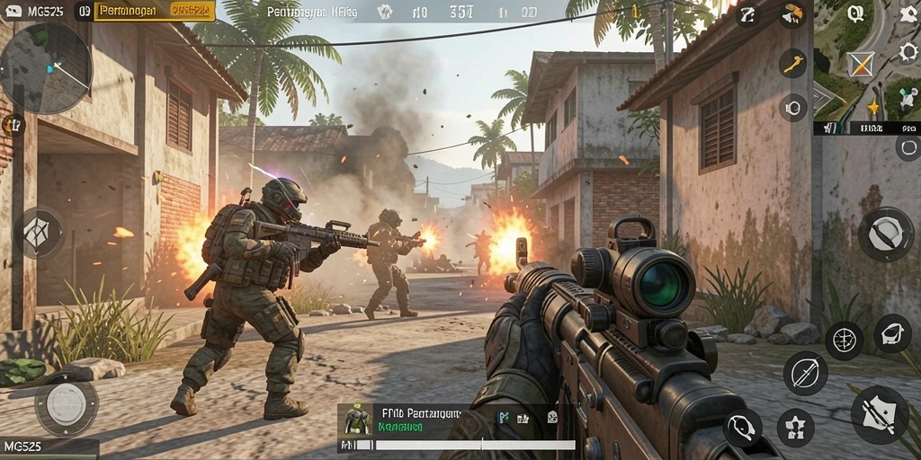 Gameplay seru dan menegangkan dari MG525.