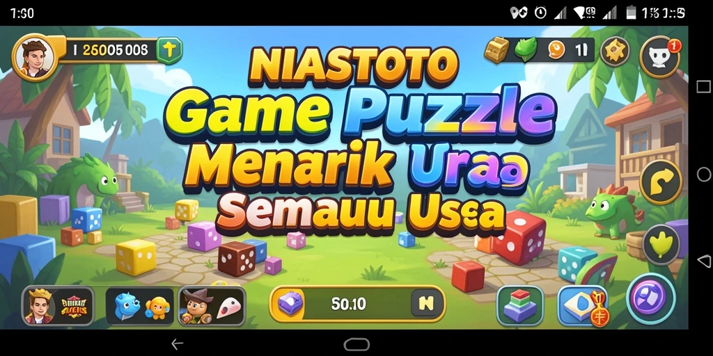 Tampilan antarmuka NIASTOTO yang menarik dan penuh warna.