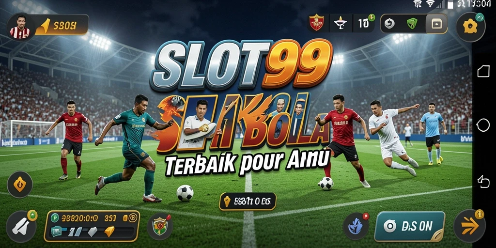 Tampilan menarik gameplay sepak bola di SLOT99.